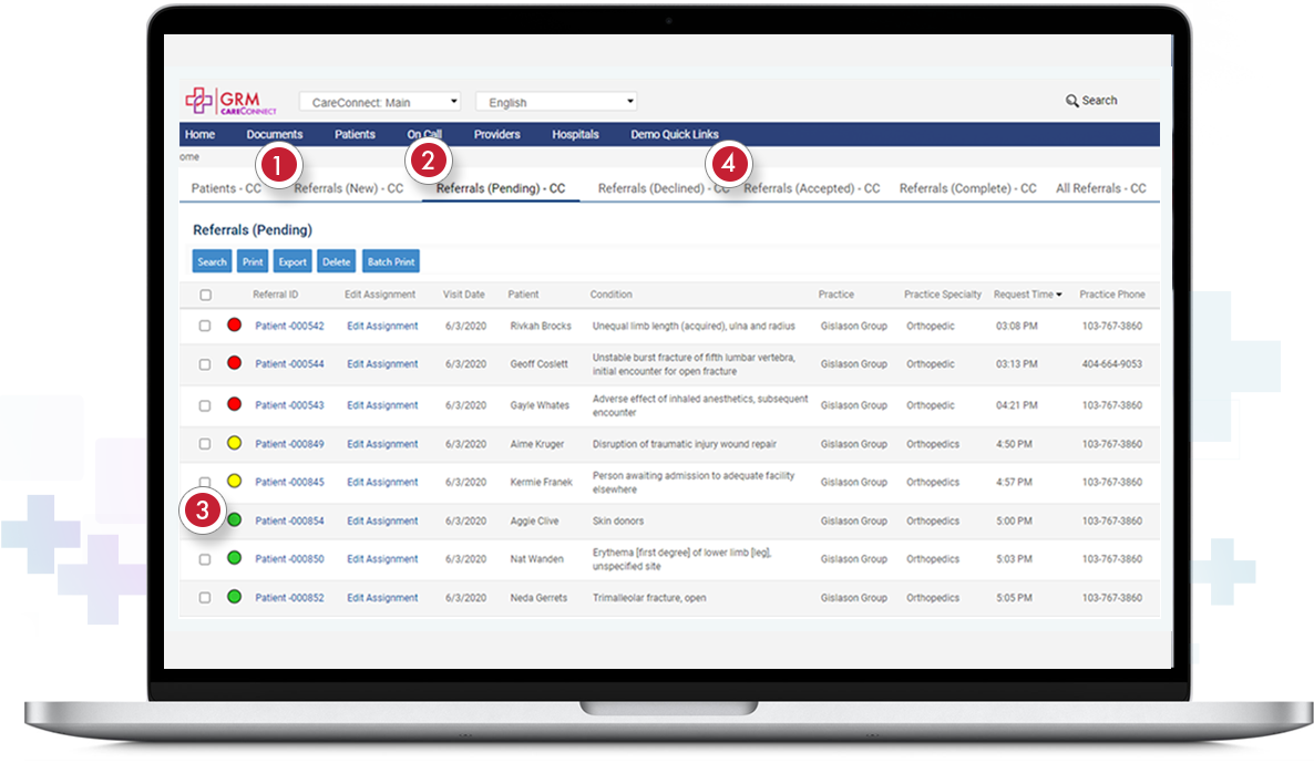 physician referral management software
