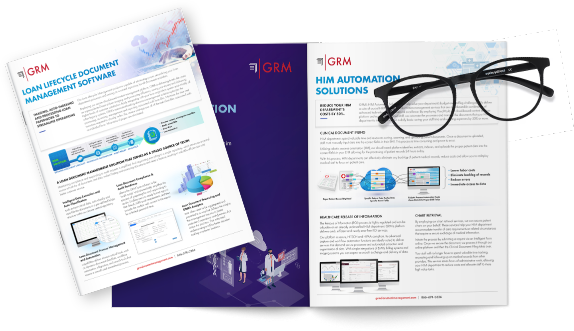 GRM's Information Management brochures