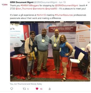SHRM Bloggers at HR Conference